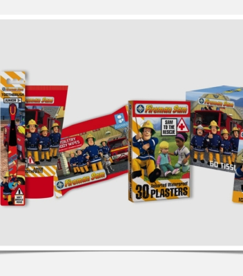 Fireman Sam Licensed Packaging