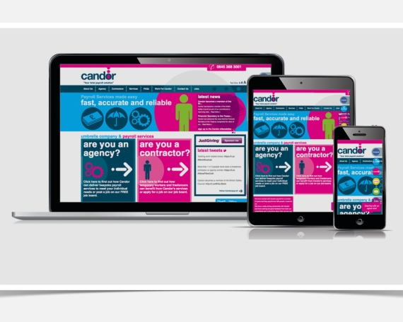 Candor Payroll Services Website Design